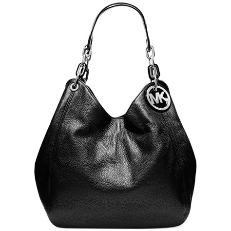 michael kors fulton large shoulder tote bag black|michael michael kors fulton large shoulder tote black .